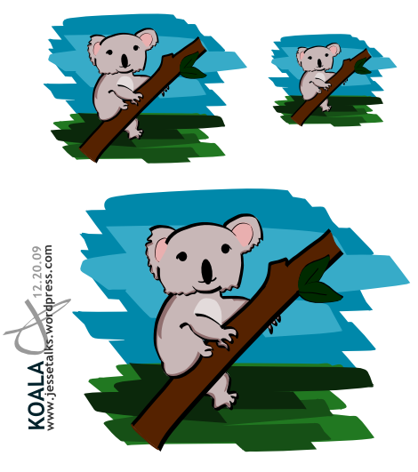 koala clip art. Koala – Clipart / Vector
